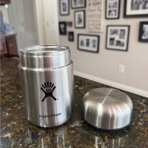 Hydro Flask Silver Stainless Steel Insulated Food Jar